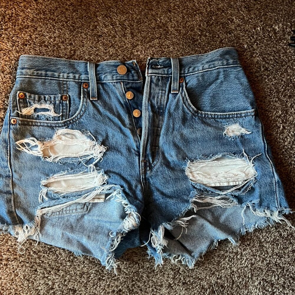 Women's Levi's Denim 501 Shorts Size 26